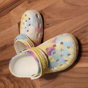 Crocs Child's Tie Dye Pastels Slide / Mule - Size C 12